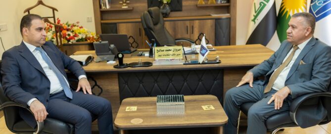 وفد حزب السيادة يزور مكتب المفوضية العليا للانتخابات في أربيل لتعزيز التعاون والتوعية الانتخابية
