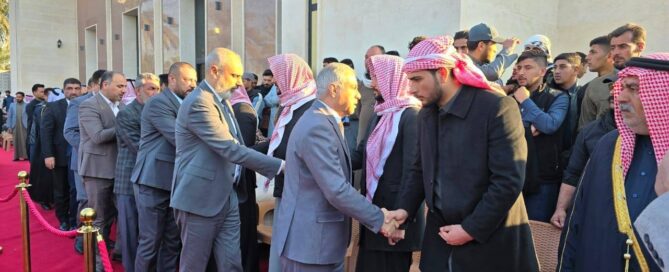 الدكتور خميس السعد يعزي عائلة النائب الراحل مصطفى العرسان