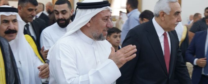 الشيخ الخنجر يزور مضيف الشيخ الدكتور أحمد ابو زعيان في محافظة الأنبار