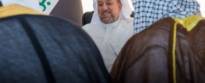رئيس تحالف السيادة يستقبل وفدًا من شيوخ ووجهاء عشيرة البوحمد الجاسم في صلاح الدين
