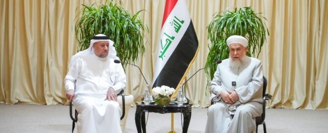 الشيخ خميس الخنجر يزور الشيخ عبد الرزاق السعدي في محافظة الأنبار