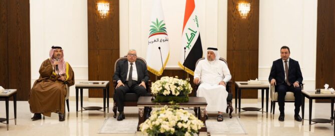 الشيخ خميس الخنجر يستقبل شيوخ ووجهاء من المناطق المتنازع عليها في نينوى